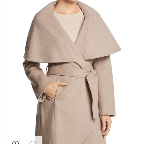 t tahari elliot wrap coat